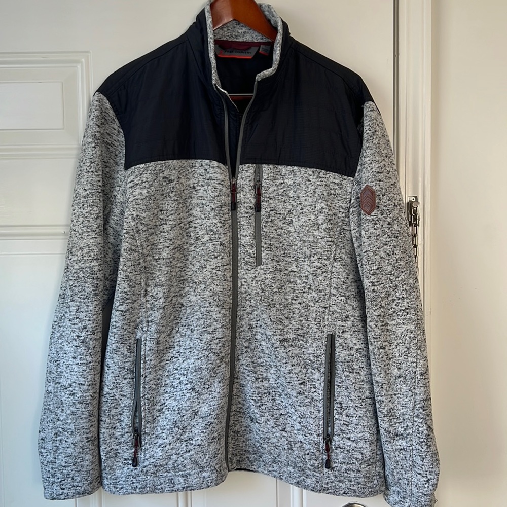 Free Country Mens Full Zip Fleece Size L